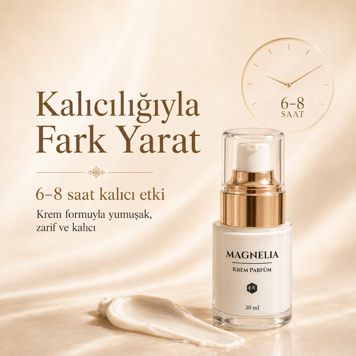 Çanta Boy Krem Parfüm